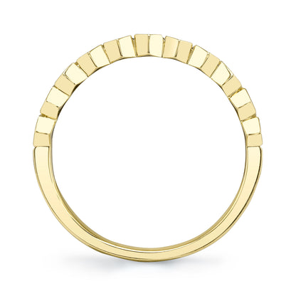 0.75Ct 14K Y/G Diamond Baguette Lady's Band