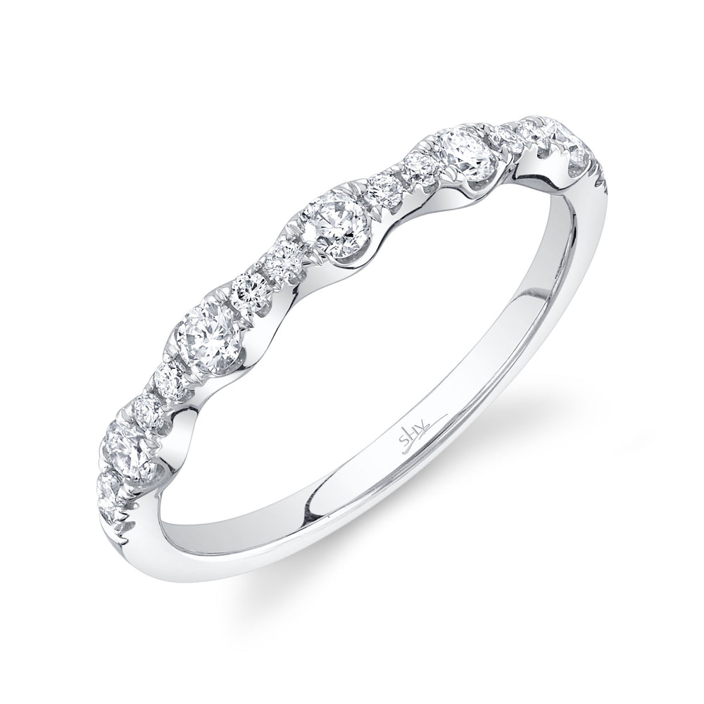 0.40Ct 14K W/G Diamond Lady's Band
