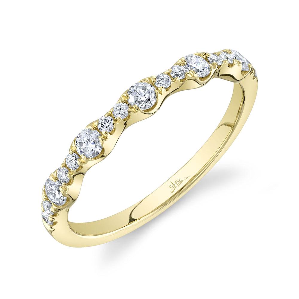 0.40Ct 14K Y/G Diamond Lady's Band