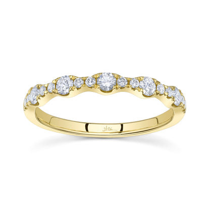 0.40Ct 14K Y/G Diamond Lady's Band