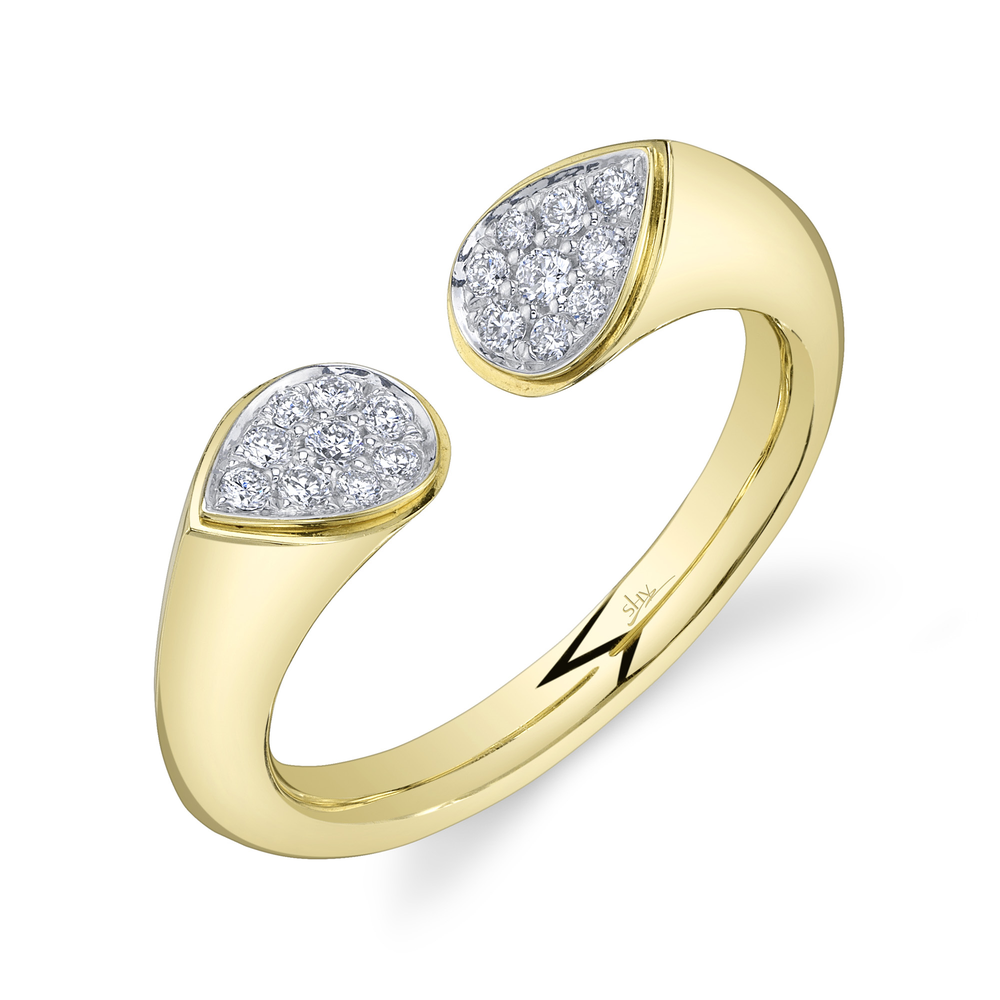 0.19Ct 14K2T Y/W Diamond Lady's Ring