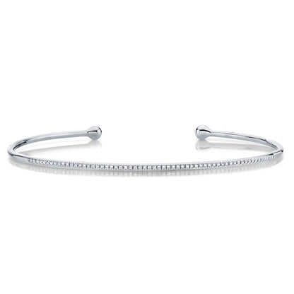 0.17Ct 14K W/G Diamond Bangle