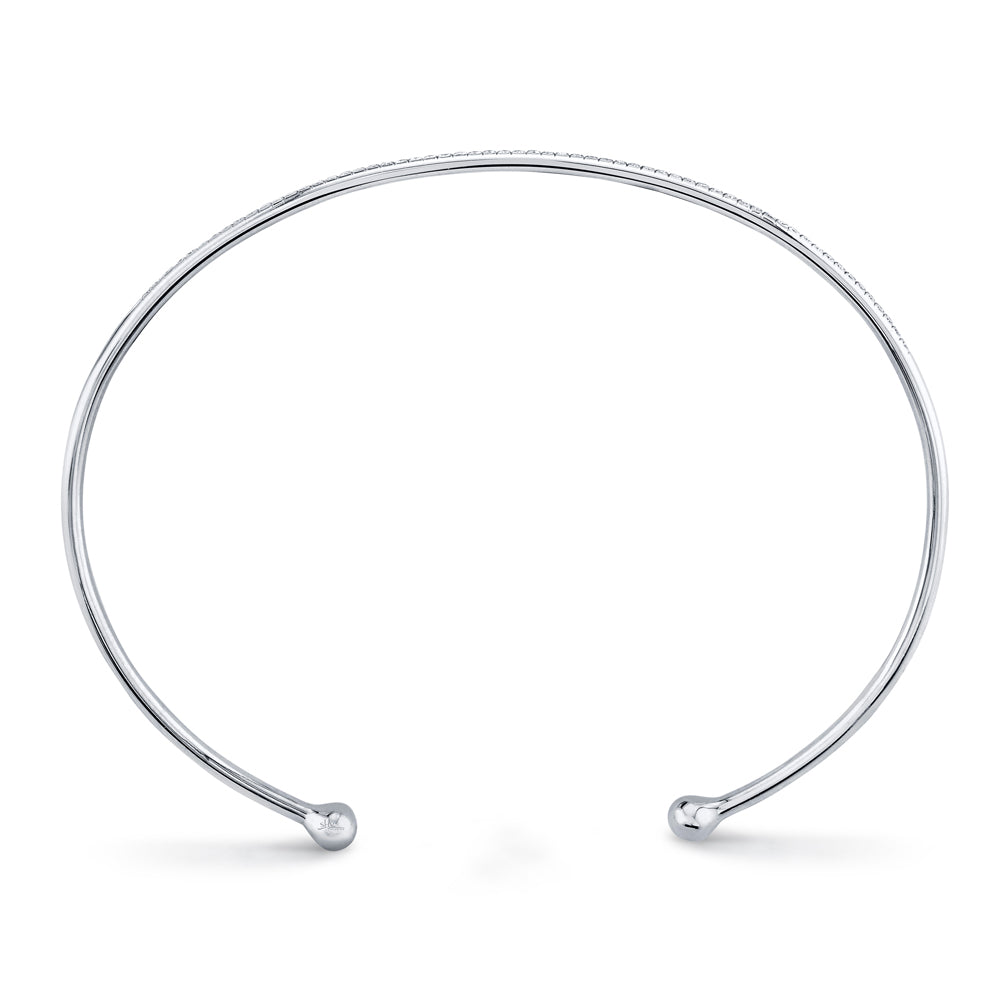0.17Ct 14K W/G Diamond Bangle