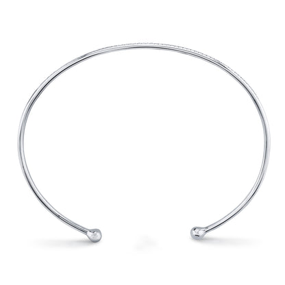 0.17Ct 14K W/G Diamond Bangle