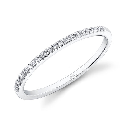 0.08Ct 14K W/G Diamond Lady's Band