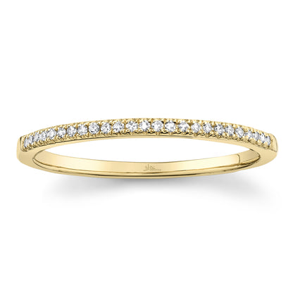 0.08Ct 14K Y/G Diamond Lady's Band