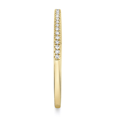 0.08Ct 14K Y/G Diamond Lady's Band