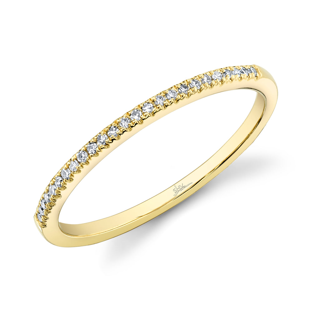 0.08Ct 14K Y/G Diamond Lady's Band