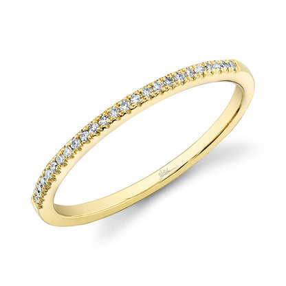 0.08Ct 14K Y/G Diamond Lady's Band