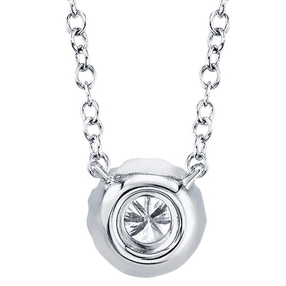 0.14Ct 14K W/G Diamond Necklace