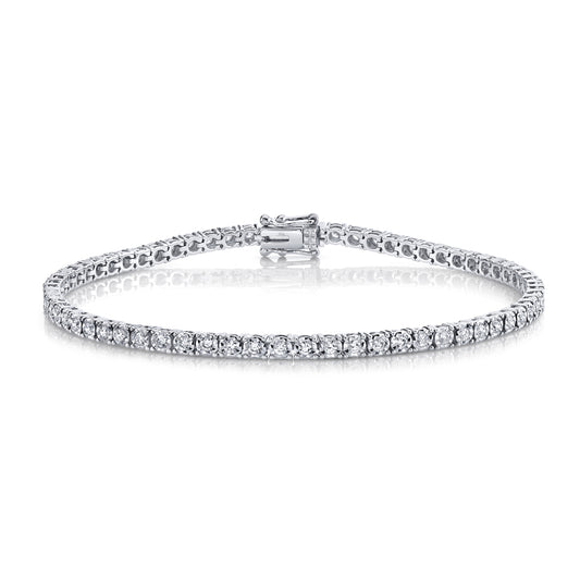 1.00Ct 14K W/G Diamond Tennis Bracelet
