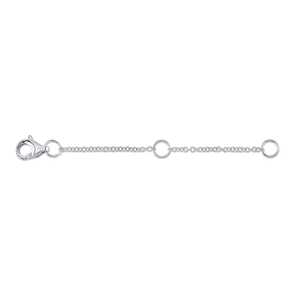14K W/G Jump-Ring Extender With Lobster Lock