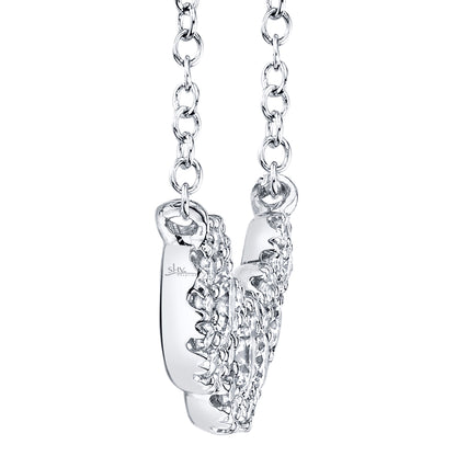 0.53Ct 14K W/G Diamond Necklace