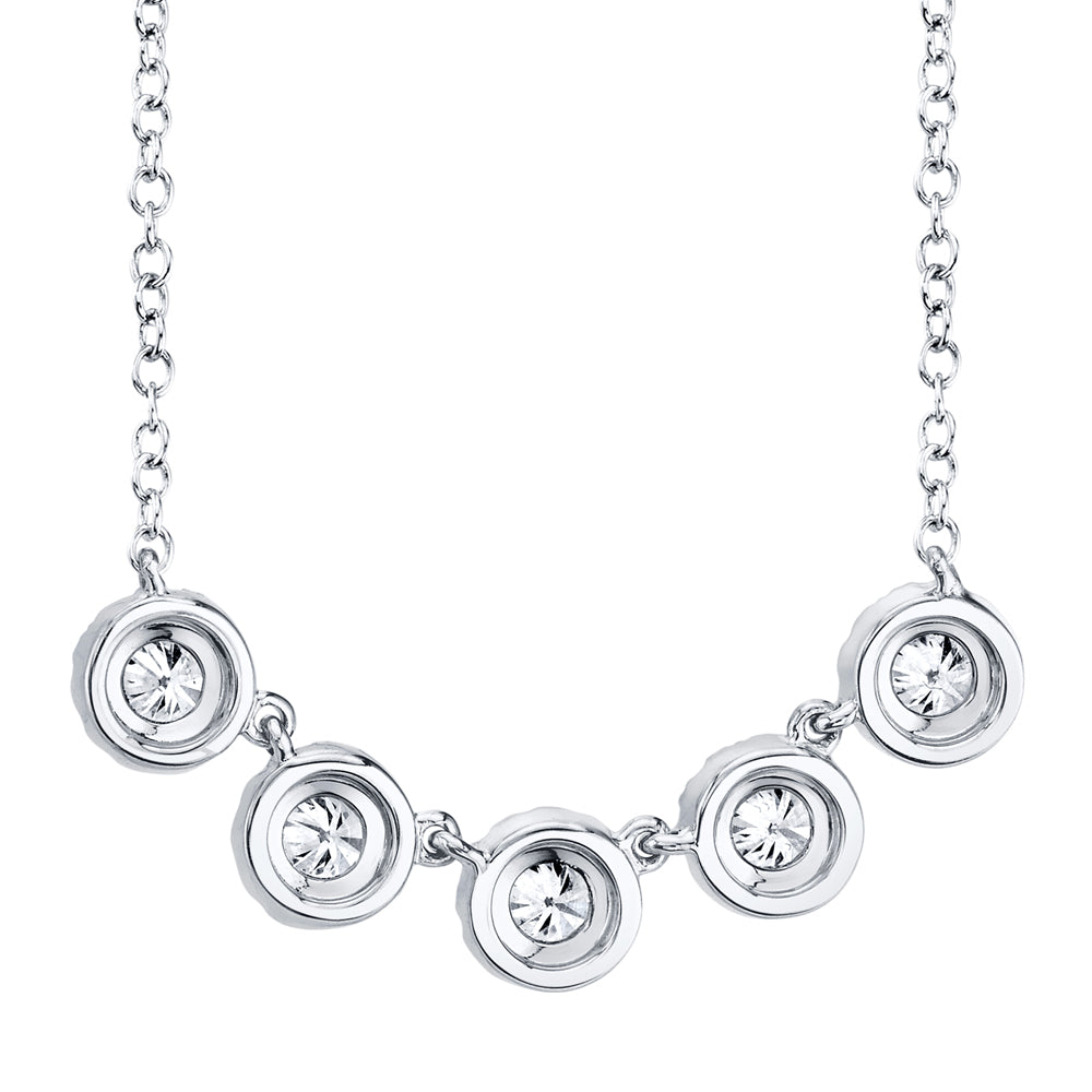 0.53Ct 14K W/G Diamond Necklace