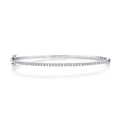 0.62Ct 14K W/G Diamond Bangle