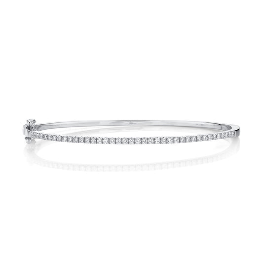 0.62Ct 14K W/G Diamond Bangle