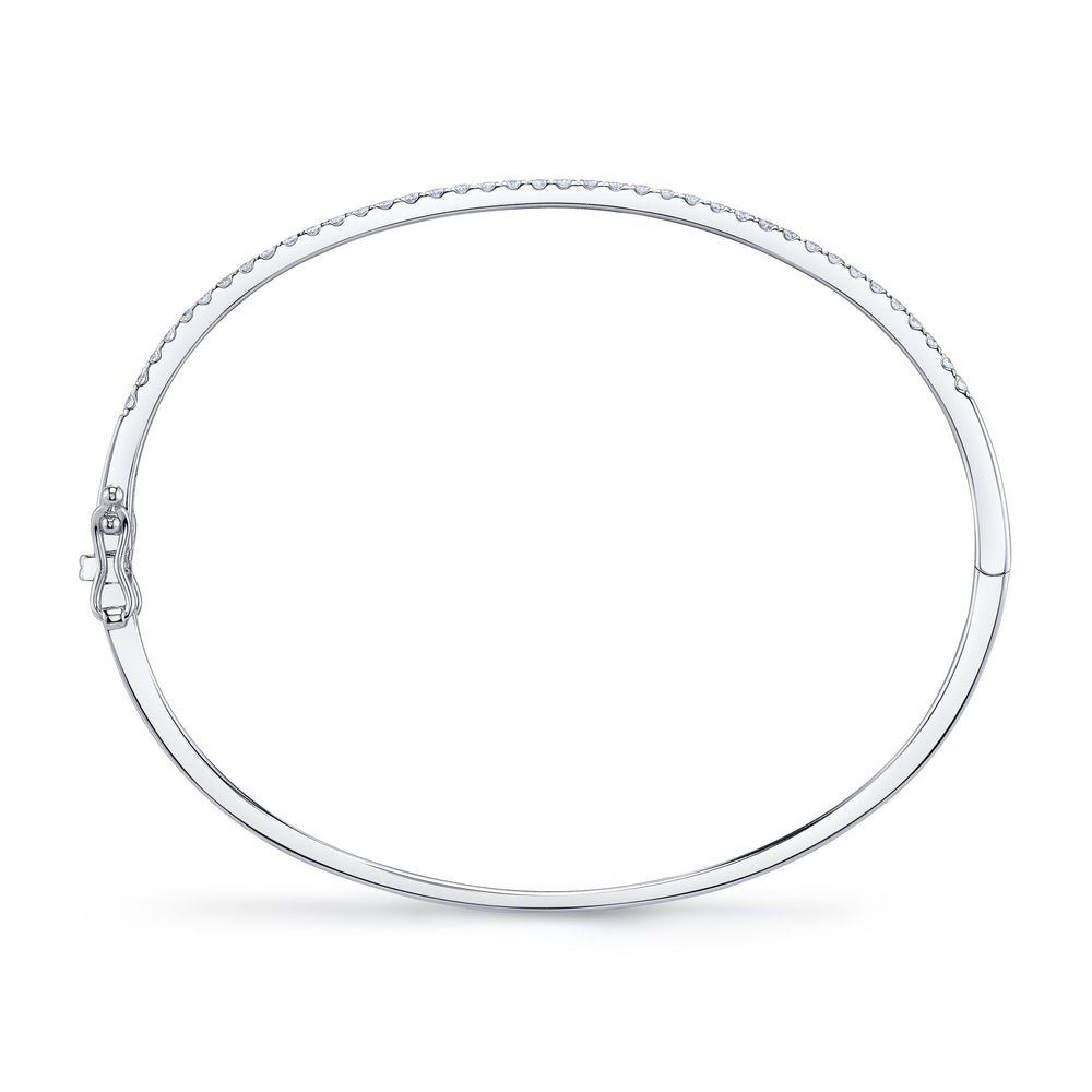 0.62Ct 14K W/G Diamond Bangle
