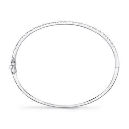 0.62Ct 14K W/G Diamond Bangle
