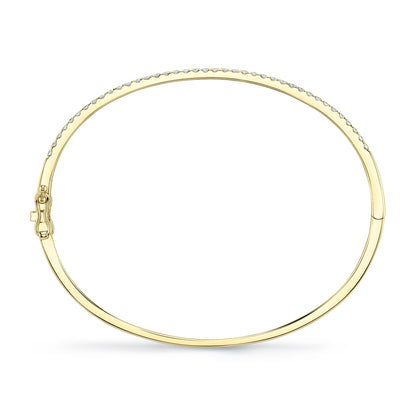 0.62Ct 14K Y/G Diamond Bangle
