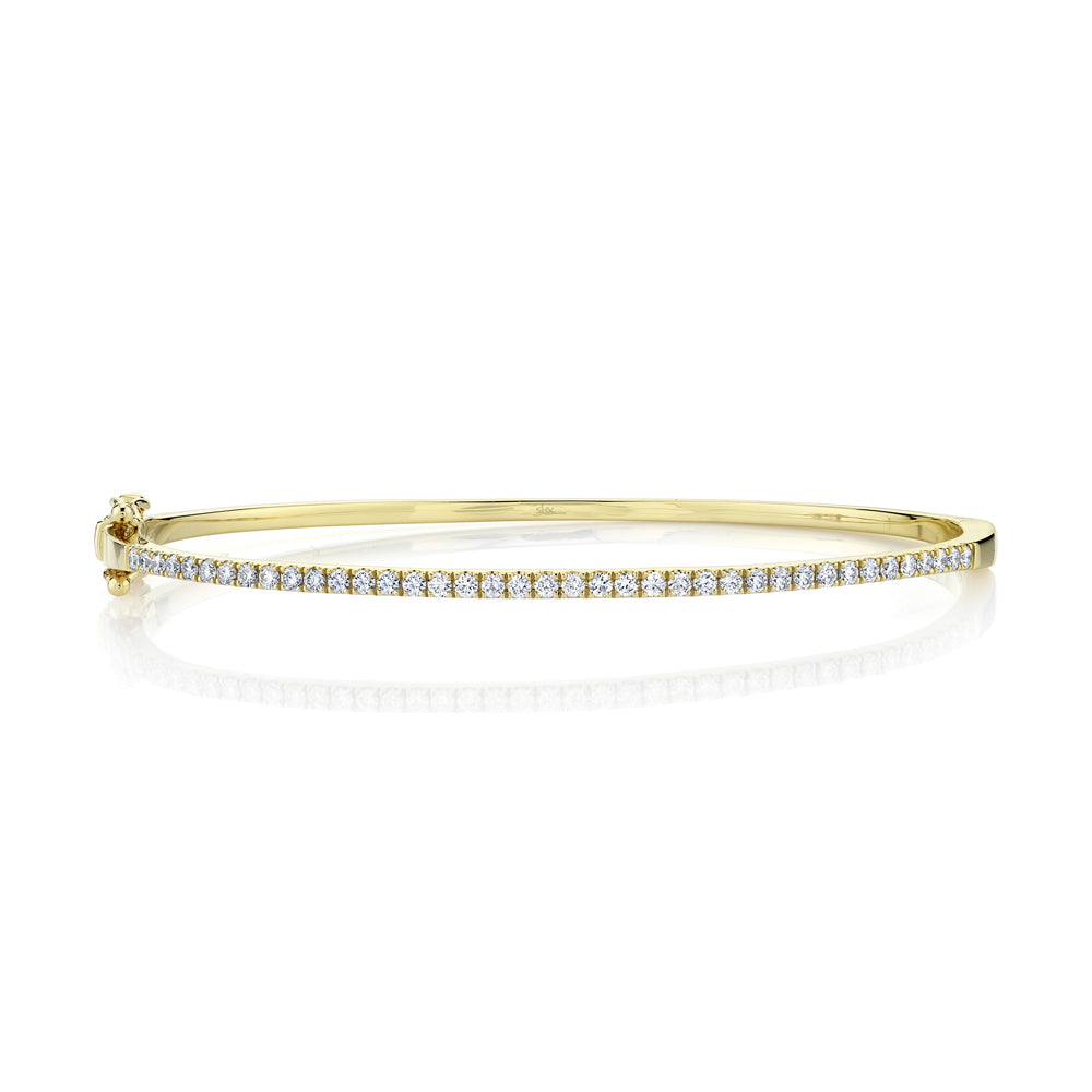 0.62Ct 14K Y/G Diamond Bangle