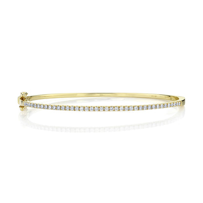 0.62Ct 14K Y/G Diamond Bangle