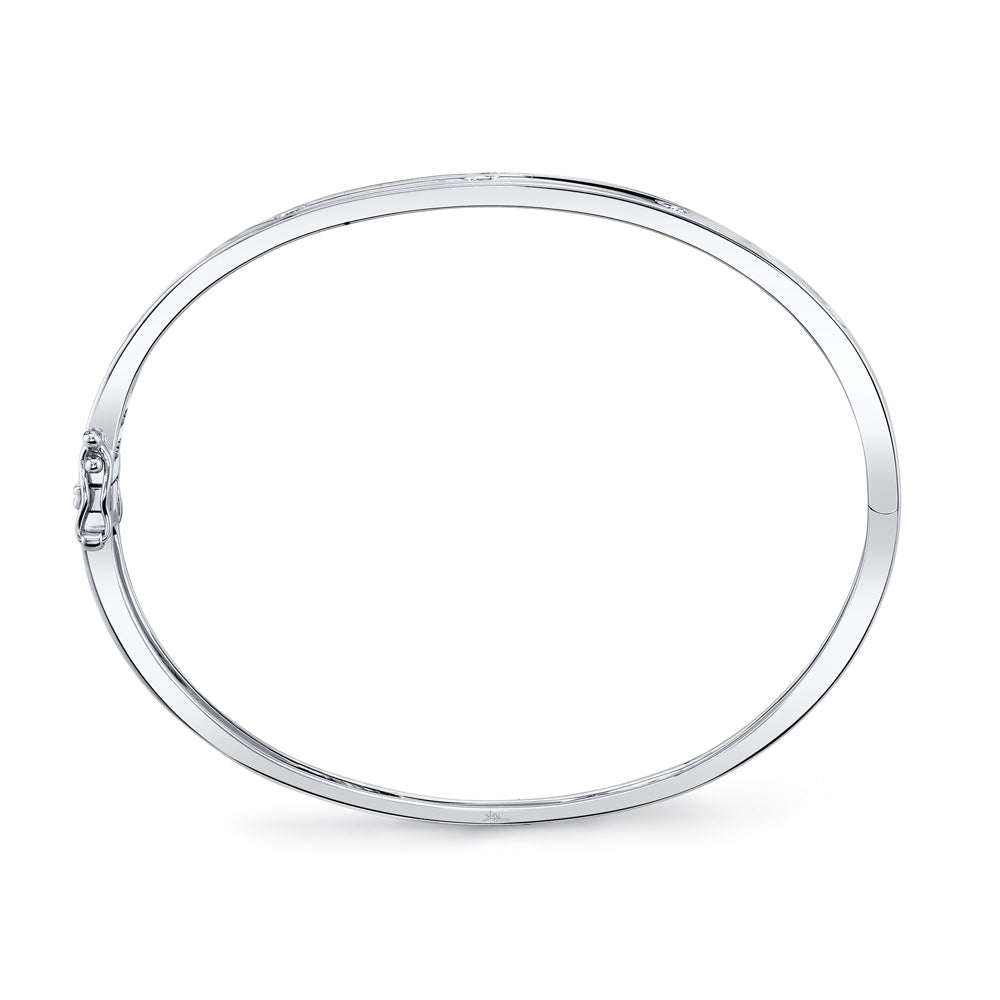 0.38Ct 14K W/G Diamond Bangle