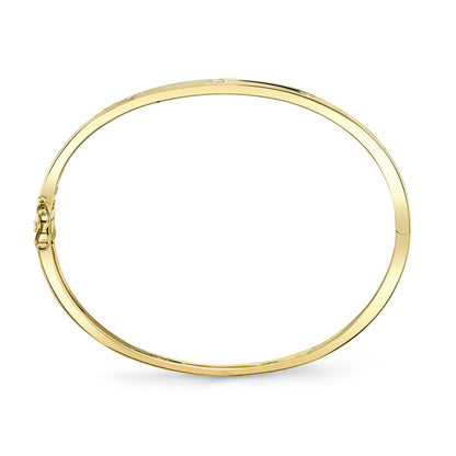 0.38Ct 14K Y/G Diamond Bangle