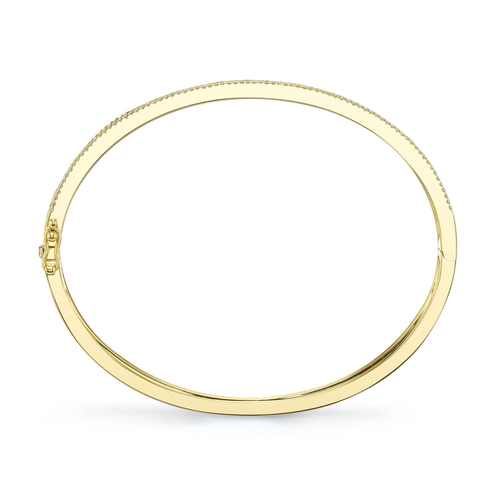 0.97Ct 14K Y/G Diamond Bangle