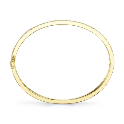 0.97Ct 14K Y/G Diamond Bangle