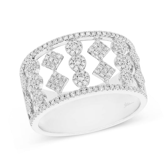 0.51Ct 14K W/G Diamond Lady's Ring