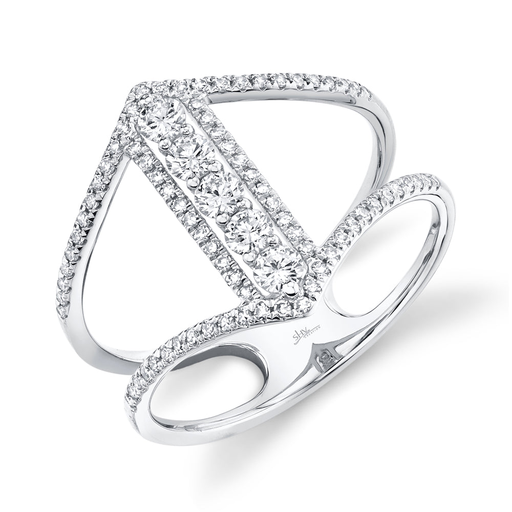 0.53Ct 14K W/G Diamond Lady's Ring