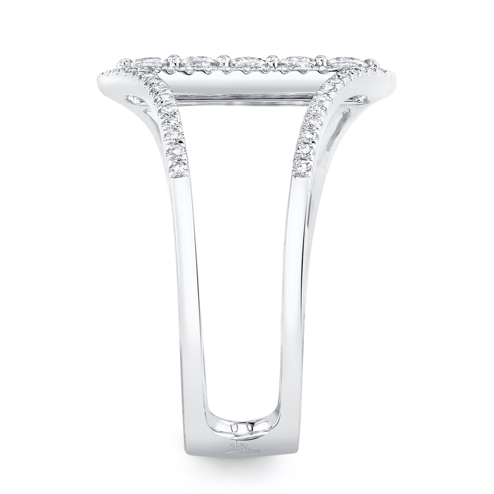 0.53Ct 14K W/G Diamond Lady's Ring