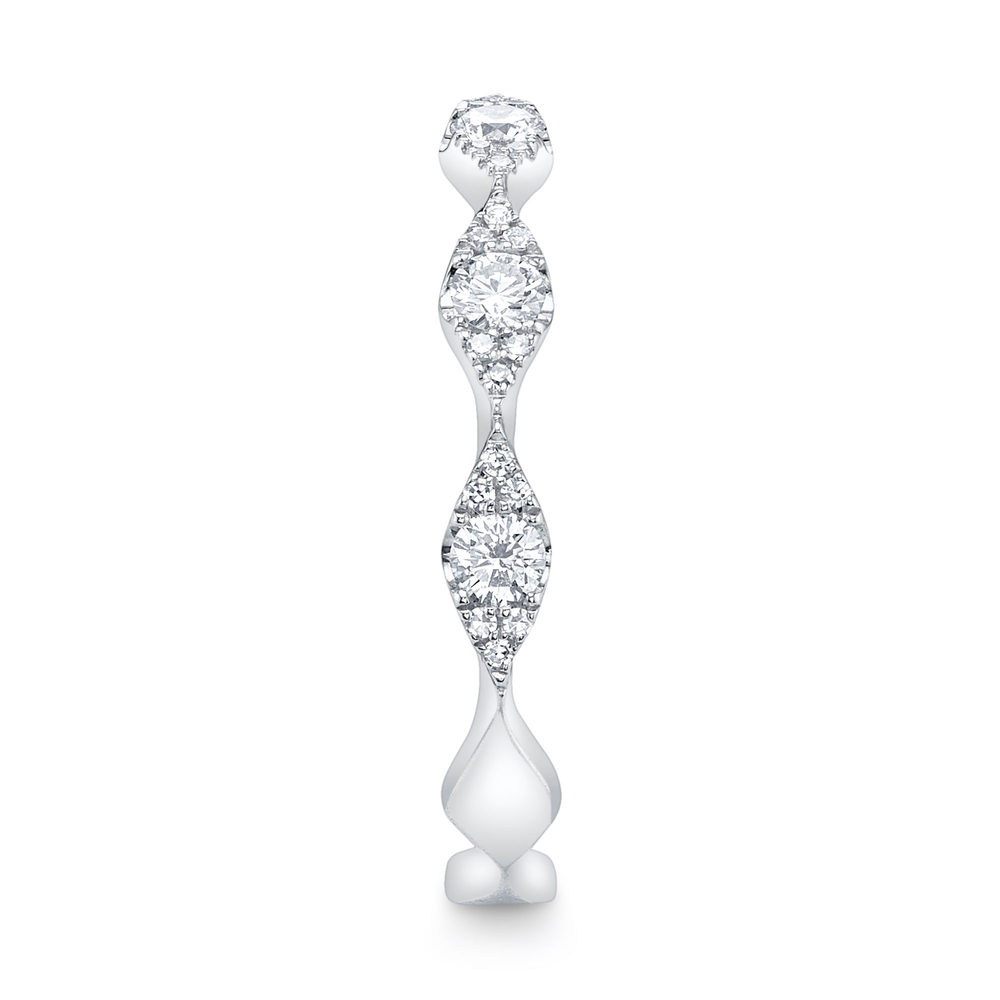 0.38Ct 14K W/G Diamond Lady's Band
