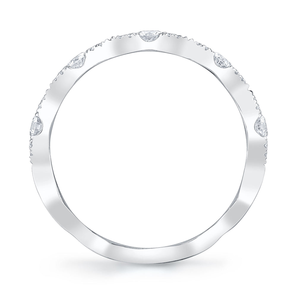 0.38Ct 14K W/G Diamond Lady's Band