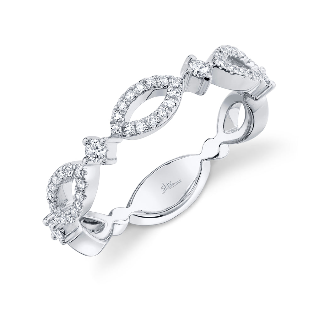 0.22Ct 14K W/G Diamond Lady's Ring