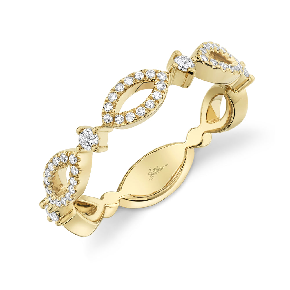 0.22Ct 14K Y/G Diamond Lady's Ring