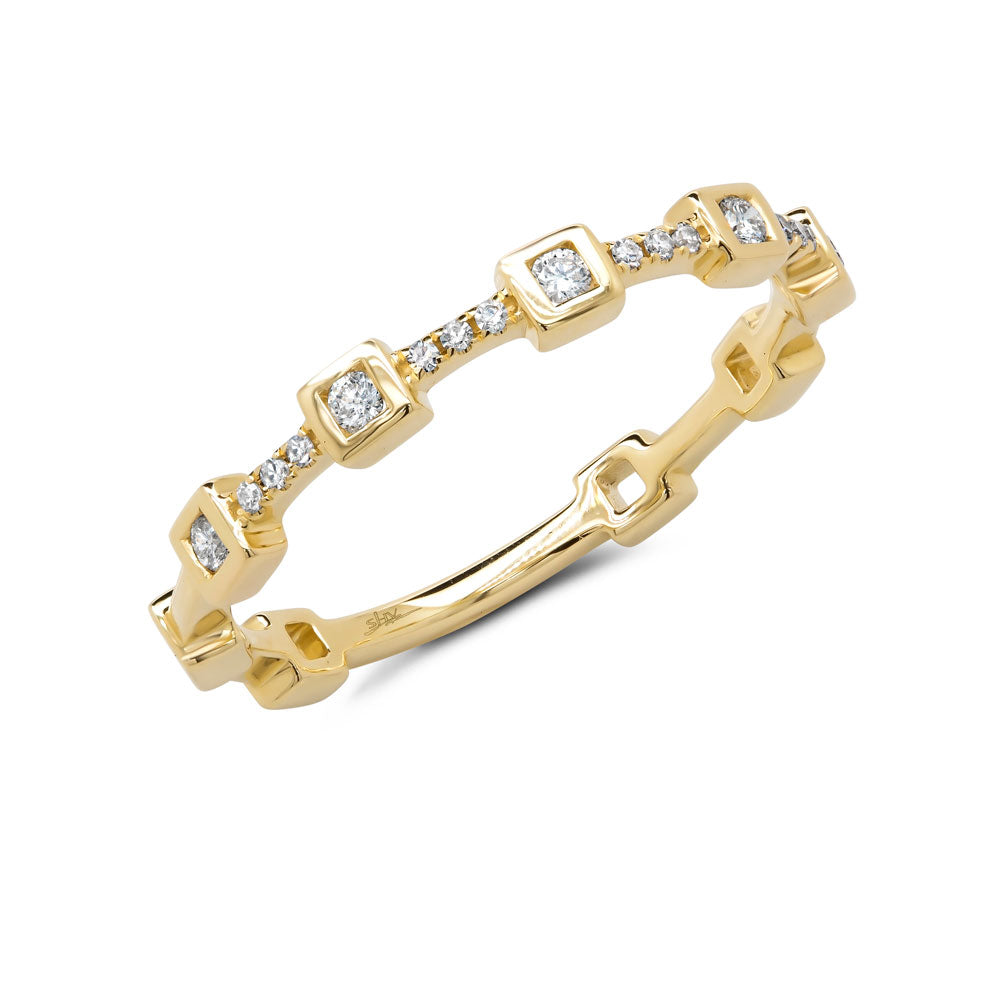 0.12Ct 14K Y/G Diamond Lady's Ring