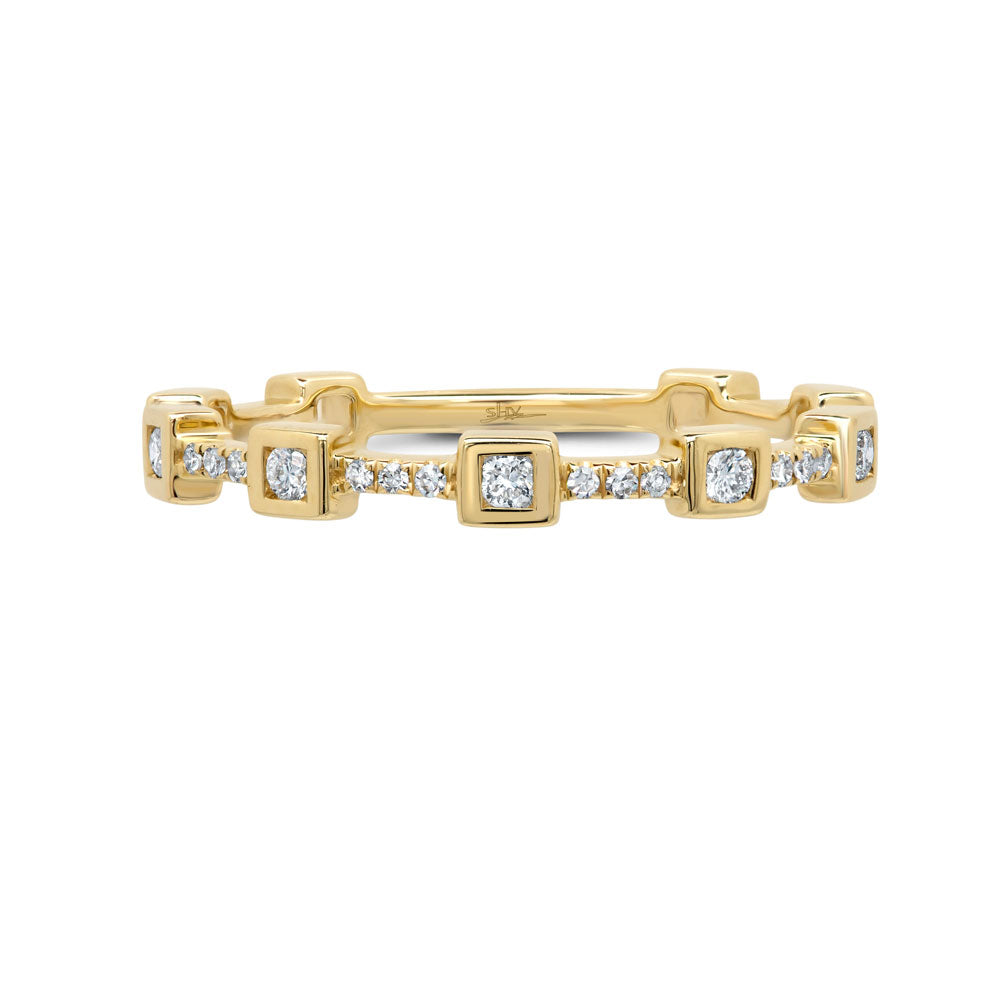 0.12Ct 14K Y/G Diamond Lady's Ring