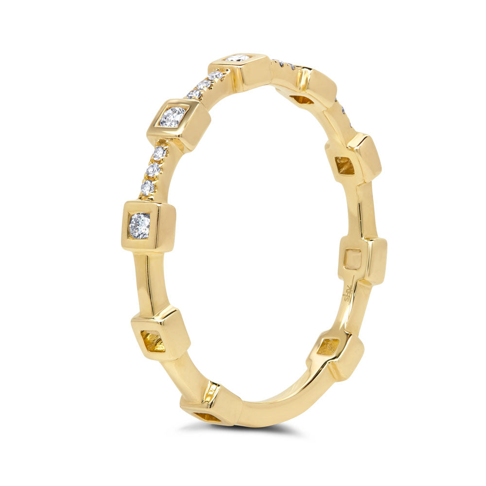 0.12Ct 14K Y/G Diamond Lady's Ring