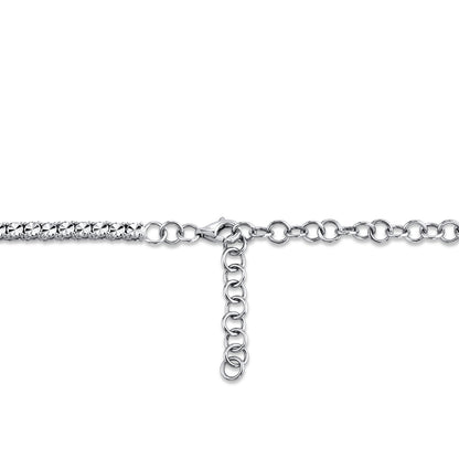 0.95Ct 14K W/G Diamond Tennis Necklace