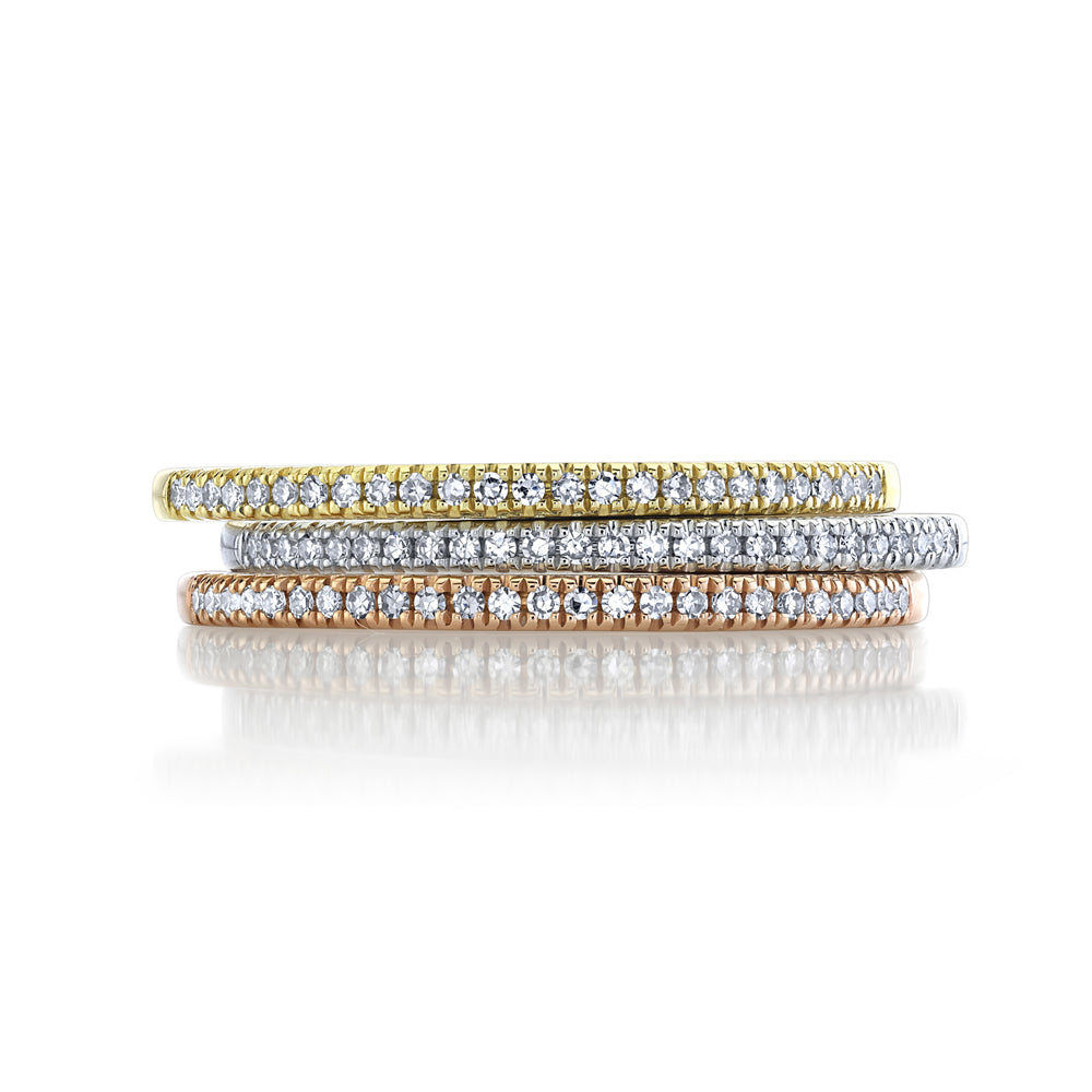 0.24Ct 14K3T Diamond Lady's Ring 3-Pc
