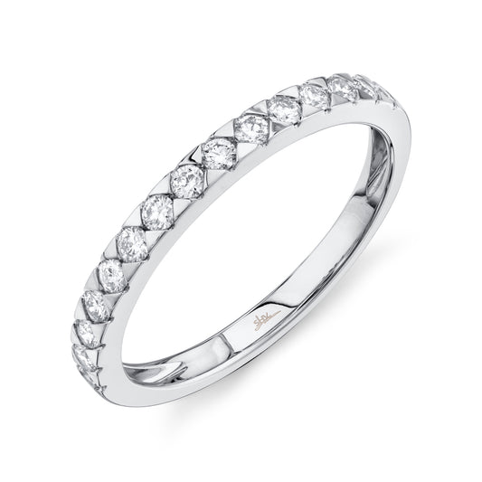 0.32Ct 14K W/G Diamond Lady's Band