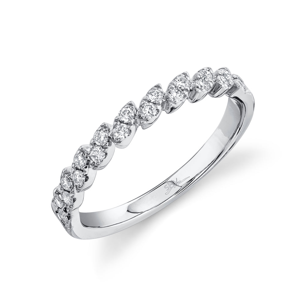 0.24Ct 14K W/G Diamond Lady's Band