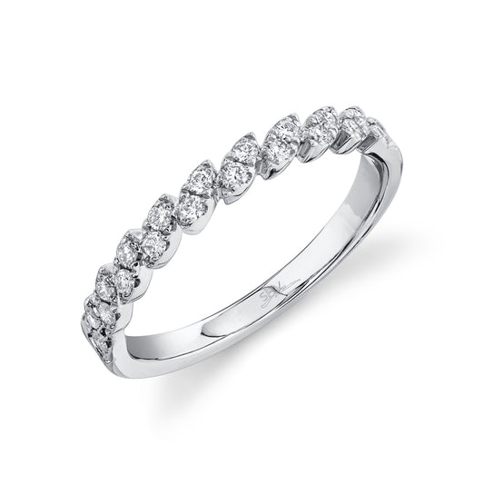 0.24Ct 14K W/G Diamond Lady's Band