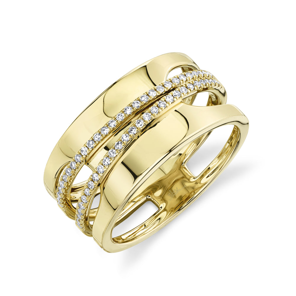 0.17Ct 14K Y/G Diamond Lady's Ring