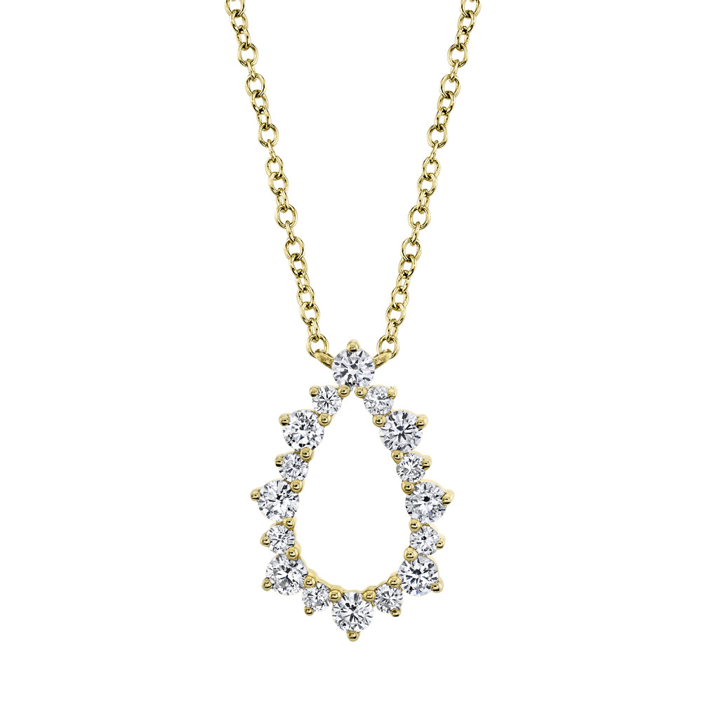 0.43Ct 14K Y/G Diamond Necklace