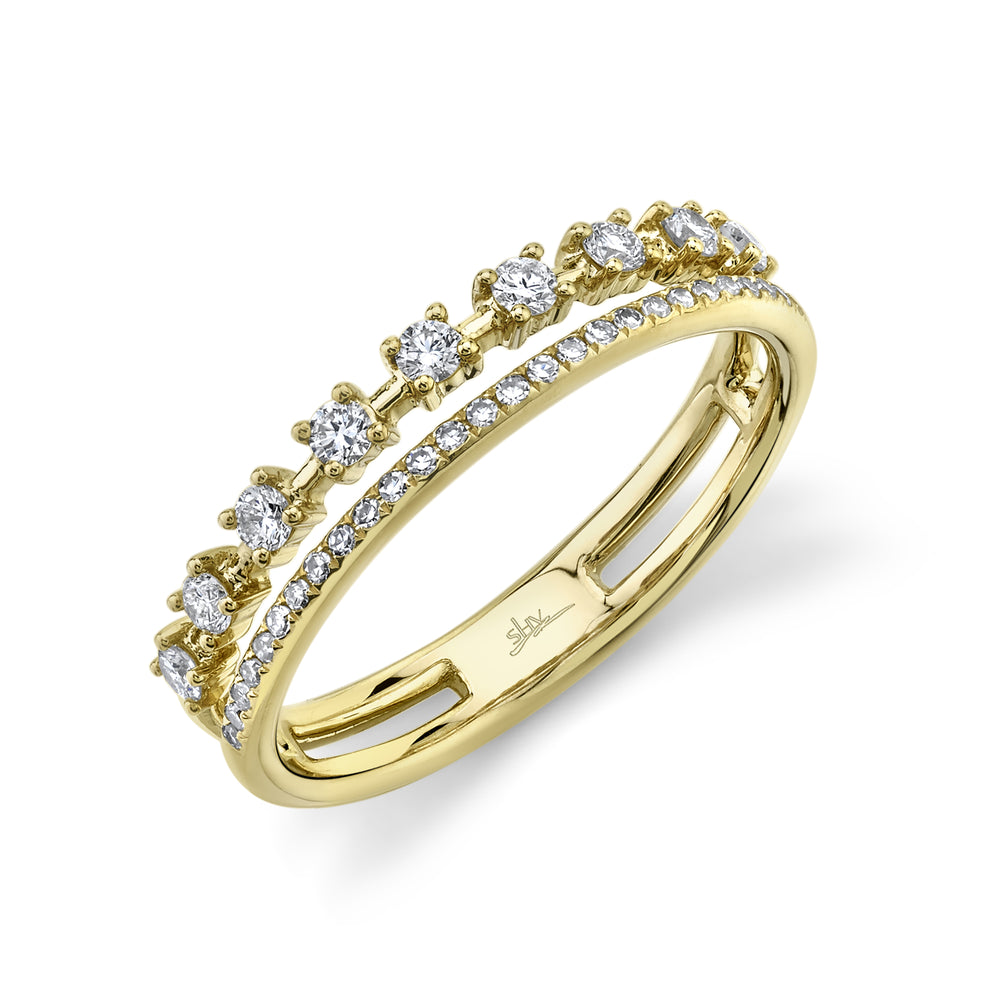 0.32Ct 14K Y/G Diamond Lady's Ring