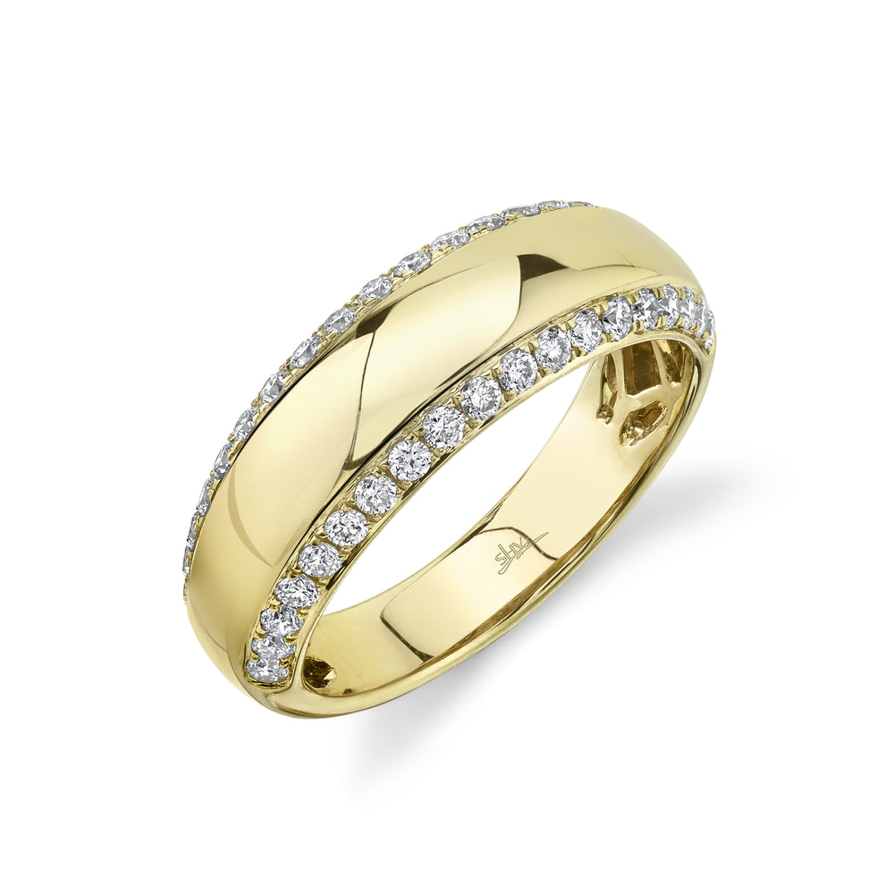 0.55Ct 14K Y/G Diamond Lady's Band