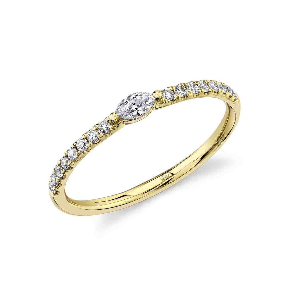0.25Ct 14K Y/G Diamond Marquise Ring
