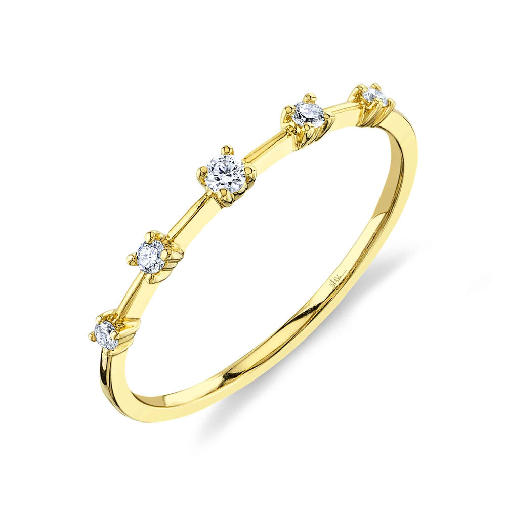 0.10Ct 14K Y/G Diamond Lady's Ring